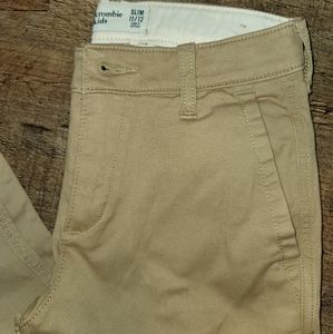 2 pair A&F size 11-12 slim pants
